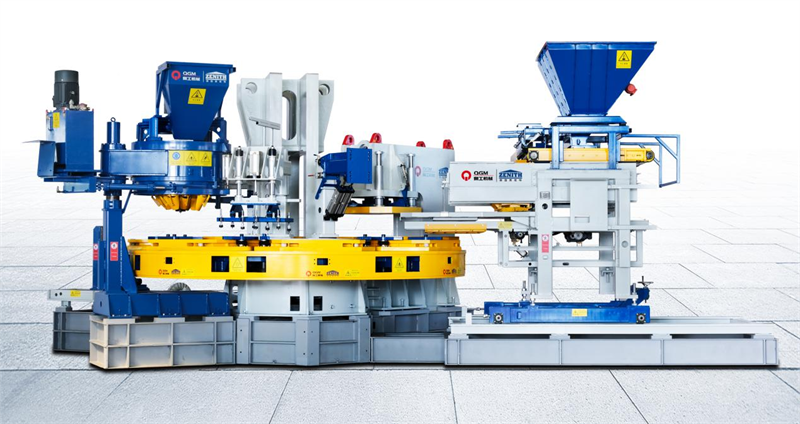 क्वांगोंग मशीनरी कंपनी, लिमिटेड HP-1200T पूरी तरह से स्वचालित नकली पत्थर ईंट उत्पादन लाइन: उद्योग के तकनीकी नवाचार का नेतृत्व करना और कुशल, बुद्धिमान और हरित विनिर्माण के लिए एक नया बेंचमार्क बनाना